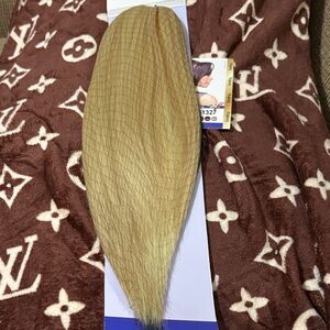 Blonde drawstring  Clip-In Hair Extension - Natural Light Blonde